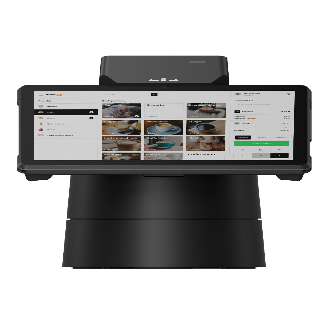 Kasoterminal + POS Nomee P3 mix drukarka/kasa fiskalna, terminal płatniczy, system sprzedażowy nomee - 10 cali